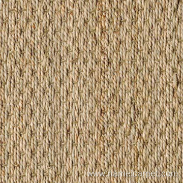 Natural fiber seagrass straw carpet roll